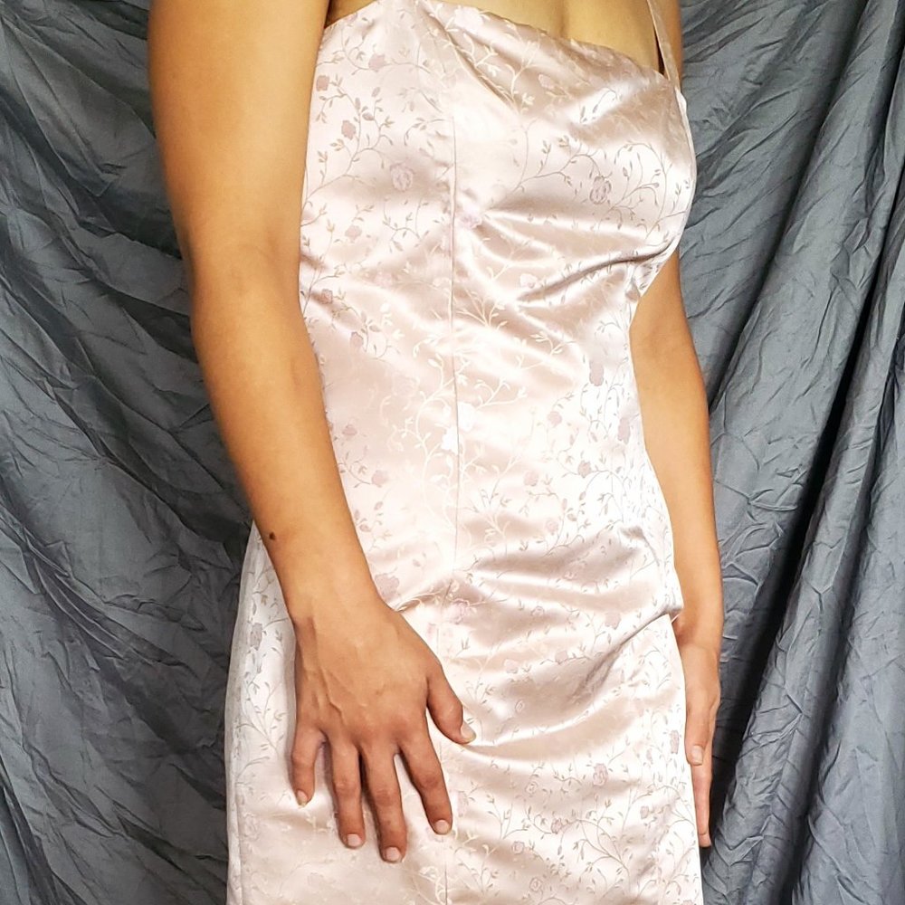Silk Dress Suit in Floral Pink Women's Size 6